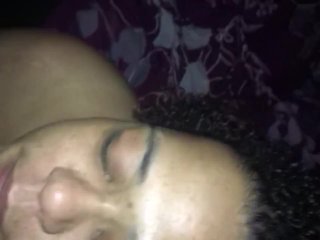 Bbw takes cumshot to face