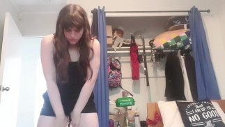 Princess Puppy Kat pisses on Bedroom floor, too lazy.