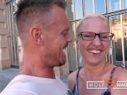 Preview 4 of German MILF Jana Schwarz eats cum! WOLF WAGNER wolfwagner.love