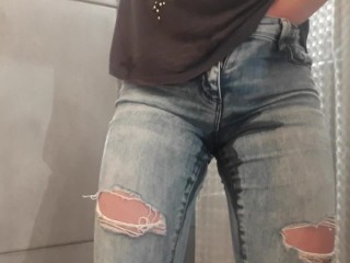 31 Pee Compilation on Jeans in panties Squirt Full_Video only my ModelHub