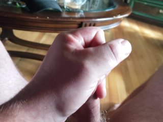 Silently Jerking & Cumming while Hot Roommate is Behind in Kitchen 4k