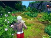 Preview 5 of AI Syoujyo [Hentai game] Ep.2 Virgin Santa fucks on desert island