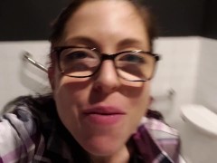 She LOves To Pee In Urinals!