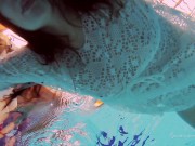 Preview 2 of Katy Soroka hairy teen underwater