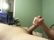 Preview 1 of epic handjob ends with massive cumshot and post cum torture