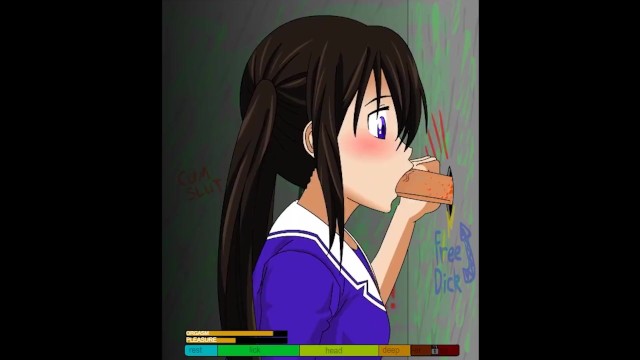 Glory Hole Hentai RPG BY Kajio Part 1 - Sucking some Dicks for Money