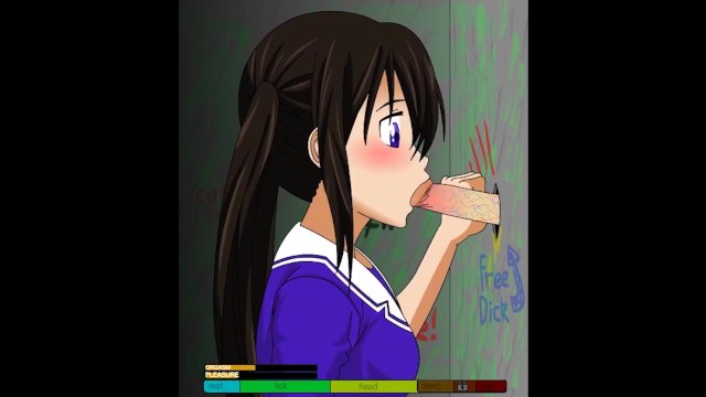 Glory Hole Hentai RPG BY Kajio Part 1 - Sucking some Dicks for Money