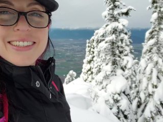 mountain climbing, public, mom, blowjob
