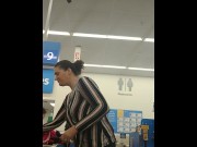 Preview 3 of Wal-Mart check out and both boobs out!