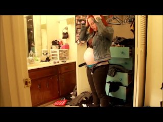 HEAVY PREGNANT CLICKBAIT Custom Video"Trying on_Clothes That Don't Fit"