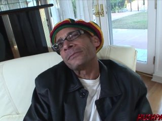 Babe Megan Monroe seduced by monster cock and hammered