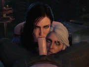 Preview 4 of Witcher HOT Yennefer getting railed W/S