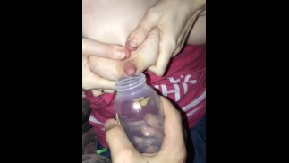Catching my milk 