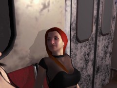 Tall Sexy Teen on a Train Grows into a Big Boob Giantess - Attribute Theft