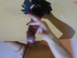 Femdom Cock Slapping and Milking Table_Splashing - Gloryhole LiljaSwitch