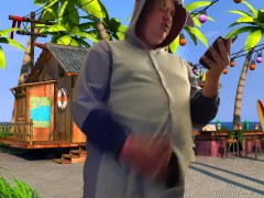 Furry Character Public Masturbation