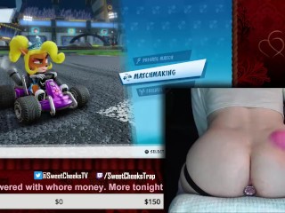 Sweet Cheeks играет в Crash Team Racing (часть 3)