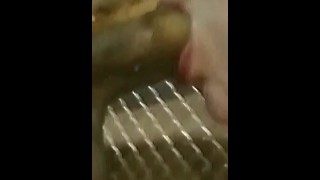 Teen Blowjob In Public Deep Throat Sucking Dick