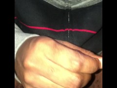 Black Dick fucks sex toy pussy