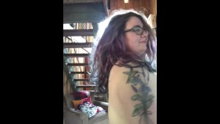 Naked Dancing By A Fat Babe