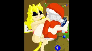 Un regalo para Santa por RockCandy - santas follando a una catgirl en el cu