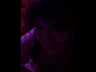 BBW sucks cock