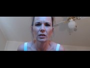 Preview 6 of Sweet Stepmommy POV jerks your morning wood- Cum on my milf tits