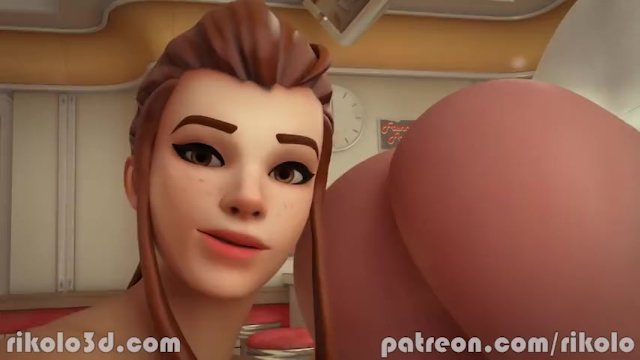 Brigitte&アッシュ×Mei-ルート66ふたなりストーリー(オーバーウォッチ)