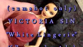 B.B.B. preview: Victoria Sin "White Lingerie Cum" (Alleen cum) WMV met SloMo