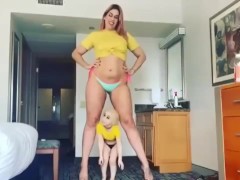 Video Tall Goddess Gia and Tiny Texie (Original Video)