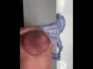 Cumming on hot neighbors panties!