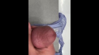 Cumming on hot neighbors panties!