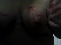 BBW squishing a snack cake between tits at 1am because I don't know why