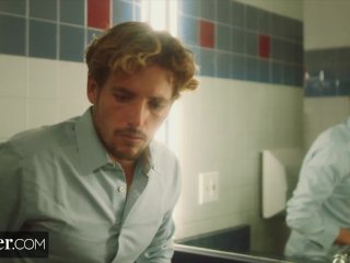 Deeper. Abigail Mac Fucks her Young Employee in the Bathroom screenshot number 1