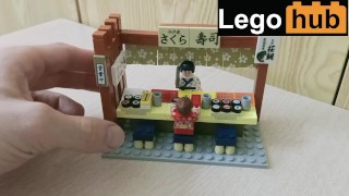 センボ601066の建設-日本の屋台（4つのうち2つセット）