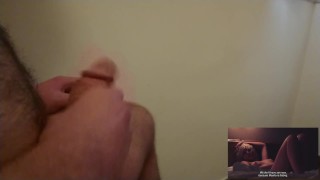 Guy tryes to cum for the second time in an half an hour watching a short