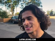 Preview 3 of LatinLeche - Cute Latino Boy Sucks An Uncut Cock