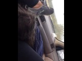 BBW EATEN AND FINGER FUCKED IN CAR