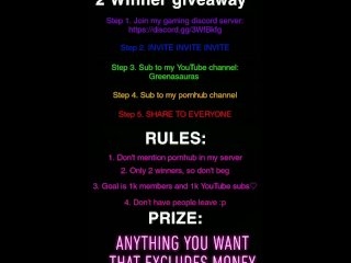 giveaway, sfw, exclusive, prizes