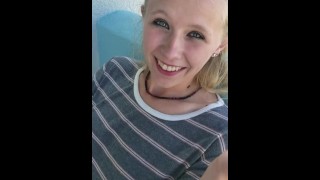 Masturbating Again On The 6Th Floor Balcony And Cum