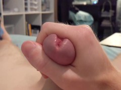 Massaging My Dick Till Orgasm With Hot Nut