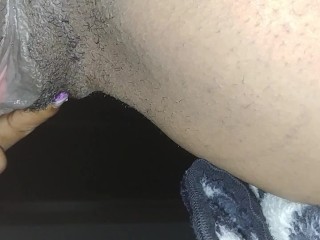 Slut on her Knees Masturbating (Intense Orgasm)