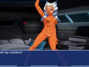 Preview 5 of Let's Play Star Wars Orange Trainer Uncensored Bonus 1 Lots of hot kinky alien sex