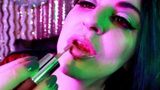 100 capas de lipgloss ASMR