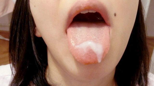 Asian Girls Cum Shots - Cute Asian Girl Chokes on Cum after a Blowjob with a Huge Cumshot -  Pornhub.com