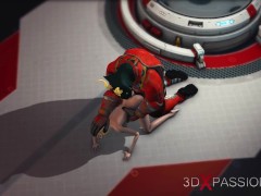 Alien monster fucks hard a young blonde in the sci-fi lab - Screenshot 14 of 16 - Young