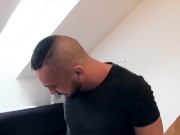Preview 6 of CZECH HUNTER 493 -  Buff Bearded Stud Gets His Asshole Drilled Raw