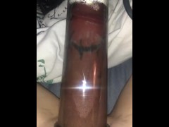 Big ass thick head from pump room thick