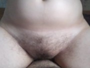 Preview 6 of Quick unprotected creampie inside young fertile cunt