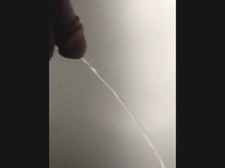 pov, pee, solo male, big dick pissing